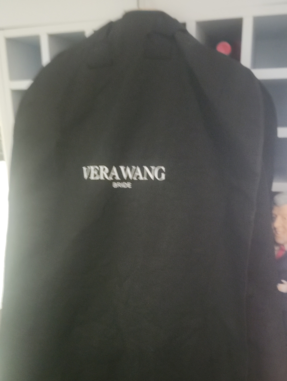 Vera Wang Bridal Wedding Dress  Garment Bag And Matching Wood Hamger